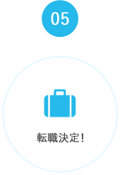 5.転職決定！