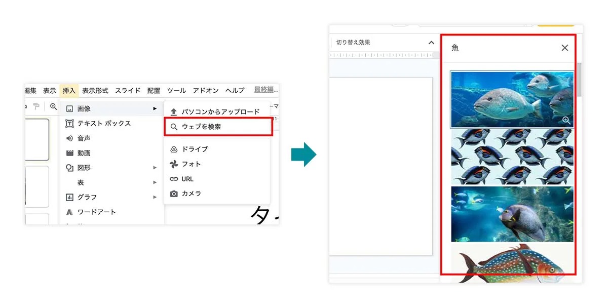 画像の挿入